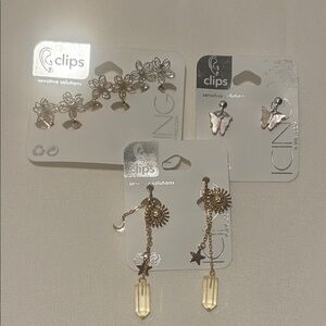 Icing Clip on Earring bundle